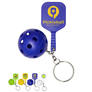 "PICKLE PADDLE" Pickle Ball Keychain